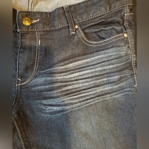 Express Stella Dark Wash Boot Cut Jeans Sz 12R (Plz Read Measurements) - Picture 7 of 10